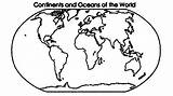 Oceans Coloring Continents Map Continent Pages Drawing Seven Ocean Printable Color Print Netart Template Getdrawings Getcolorings Choose Board sketch template