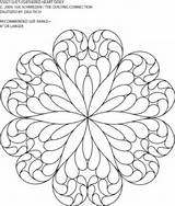Mandala Stained Glass Patterns Quilling Coloring Pages Geometric Heart Color Pattern Mosaic Adult Paper Supplies Choose Board Arte Embroidery sketch template