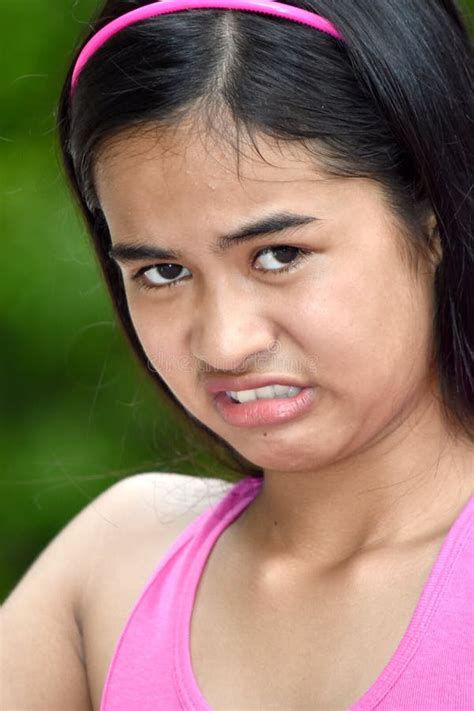 A Mad Beautiful Filipina Female Stock Image Image Of Philippines