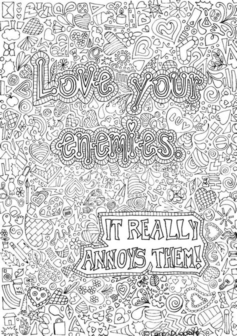 love  enemies colouring page coloring pages valentine coloring