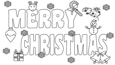 merry christmas  printable coloring pages christmas pictures