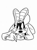 Coloring Pages Goofy Disney Printable sketch template