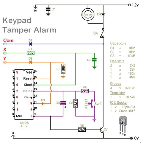 keypad circuit  circuits nextgr