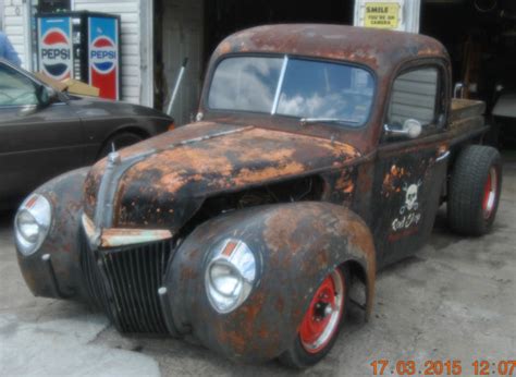 1945 Ford Rat Rod Ratrod Pickup 40 Ford Fenders Small