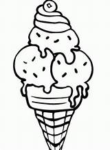 Ice Cream Coloring Pages Printable Kids Food Drawing Sundae Helados Summer Beautiful Colouring Sheets Print Cute Cupcake Drawings Clipartmag Easy sketch template