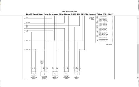 detroit series  ecm wiring diagram diagram stream