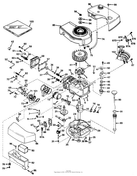 lawn mower engine diagram gravely    carb compact pro  kawasaki