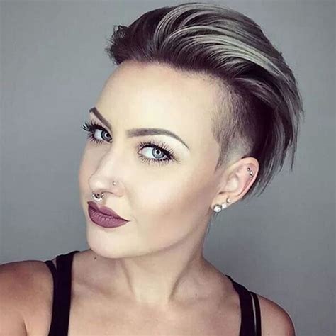 glowing undercut short hairstyles  women page  hairstyles