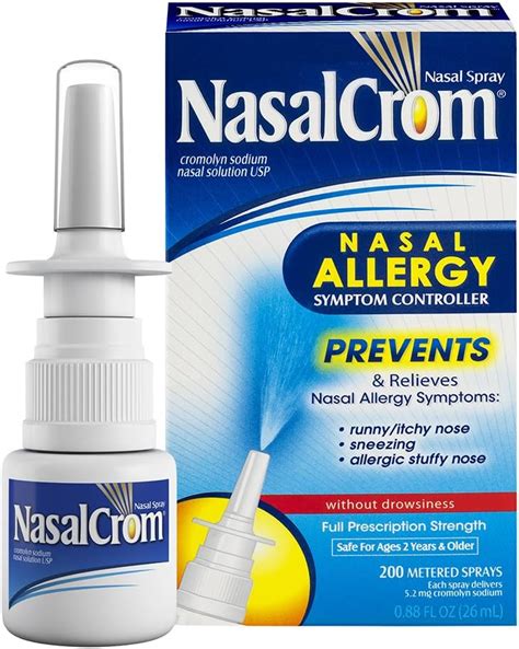 nasalcrom nasal spray allergy symptom controller  sprays  fl