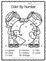 Earth Coloring Worksheets Kindergarten Pages Preschool Printable Crafts Science Activities sketch template