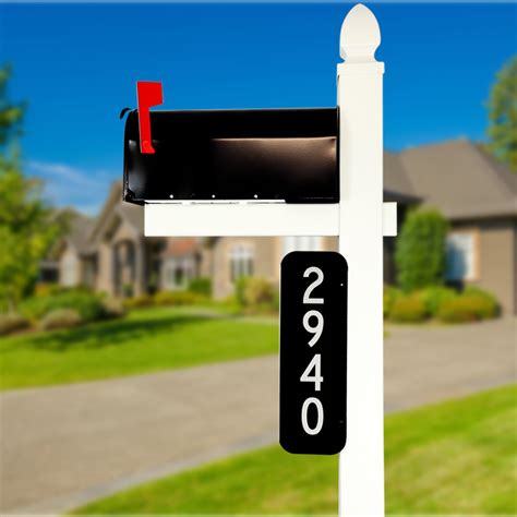 custom reflective house number sign choose number color sku