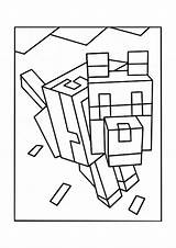 Minecraft Coloring Pages Logo Printable Getcolorings sketch template