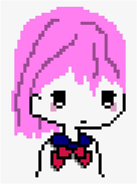 Anime Girl Pixel Art