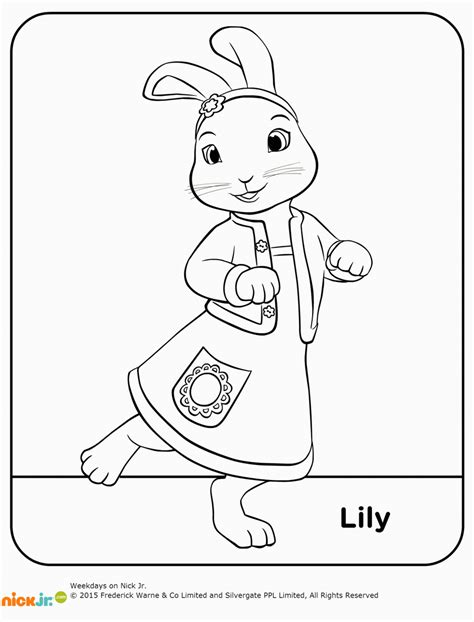 kids coloring pages peter rabbit coloring pages