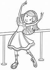 Coloring Pages Letscolorit Ballerina sketch template