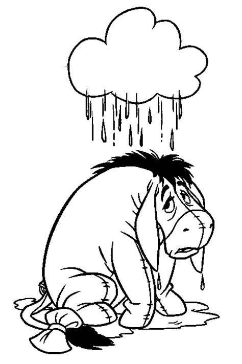 picture eeyore coloring pages