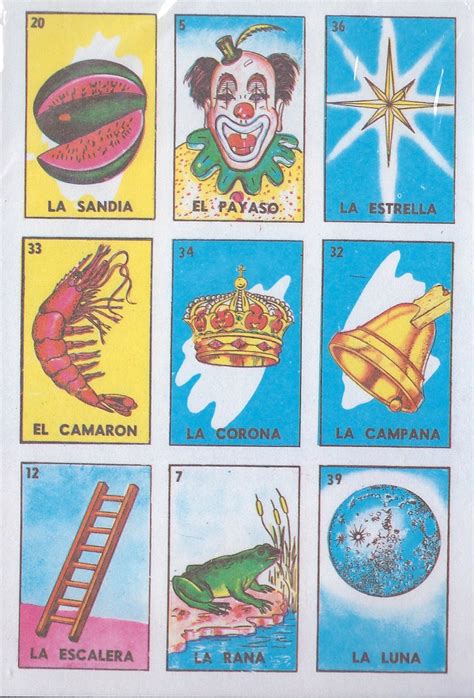 Loteria Mexican Bingo Card Game Set Small