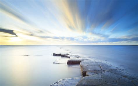 sea sky horizon hd nature  wallpapers images backgrounds