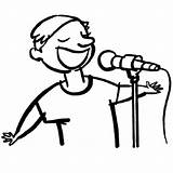 Cantante Dibujos Cantando Cantantes Cantar Profesiones Servir Karaoke Talentos Helvania Paraguay Micrófono Imprime Serenidad Dosis Nous Guiainfantil Aprenden Divierten Juegan sketch template