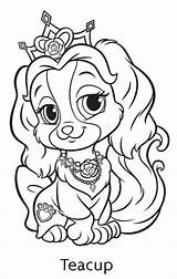 Coloring Pets Pages Teacup Palace Haven Disney Whisker Puppy Princess Drawing Little Live Sheets Animal Printable Kids Dog Getdrawings Google sketch template