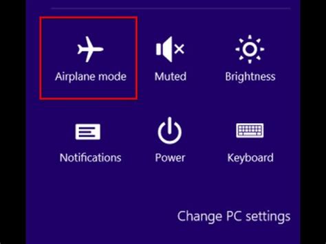 disable aeroplane mode  acer laptop  windows