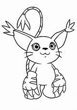 Digimon Animaatjes Kleurplaten Kleurplaat sketch template