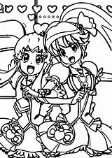 Glitter Force Coloring Pages Girls Happy Wecoloringpage Getdrawings Getcolorings sketch template