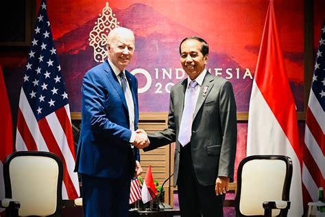 President Joko Widodo Held A Bilateral Meeting With President Joe Biden