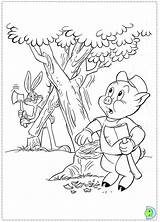 Pig Coloring Porky Dinokids Pages Close Library Clipart Comments Cartoon sketch template