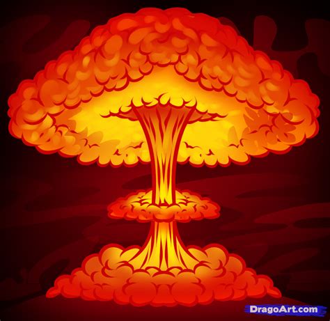 atomic bomb nuclear explosion drawing kuin kapal