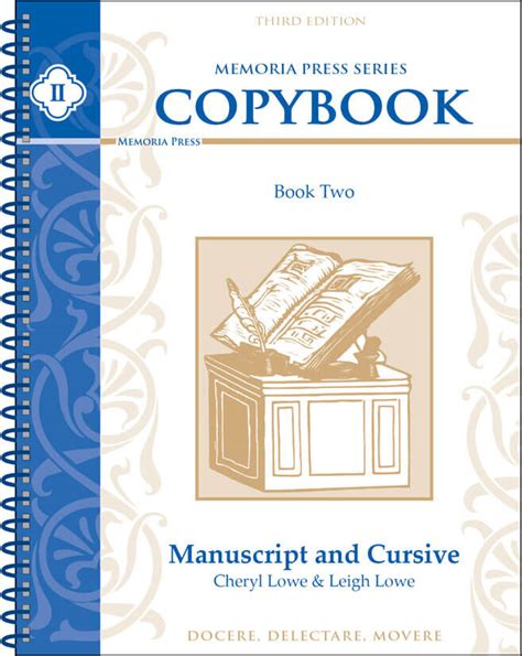 copybook ii  edition memoria press classical christian curriculum