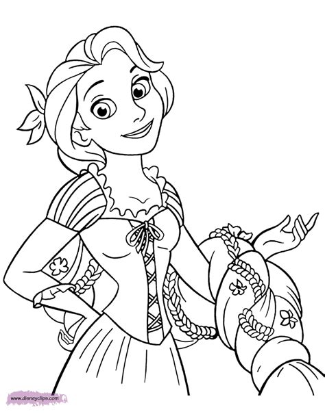tangled coloring pages  disneyclipscom