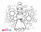 Barbie Coloring Dreamtopia Princess Pink Pages Coloringcrew sketch template