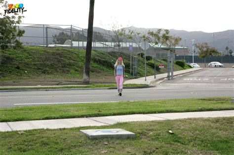 innocent blonde schoolgirl piper perri is all tease on walk home from school