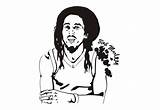 Bob Marley Coloring Clip Comments Library Clipart Encourage Intended Really Pages sketch template