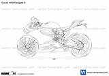 Ducati Panigale 1199 Preview Templates Template sketch template