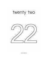 Twenty Two Coloring Change Template sketch template