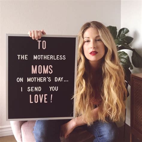 sending love to the motherless mothers on mother s day