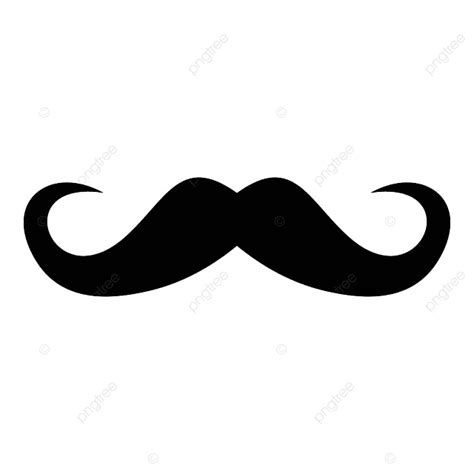 handlebar mustache silhouette vector png handlebar mustache icon