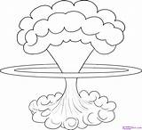 Drawing Cloud Mushroom Bomb Atomic Draw Drawings Paintingvalley Getdrawings sketch template
