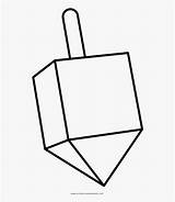 Dreidel Coloring Drawing Clipart Technical Clipartkey sketch template