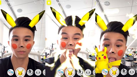 Pikachu Face Lens Launches On Snapchat For A Limited Time
