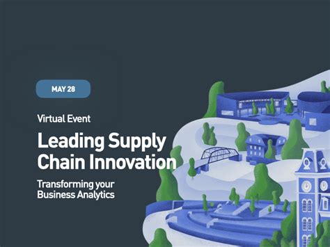 leading supply chain innovation transforming  business analytics webinar series plug