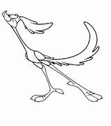 Coloring Pages Runner Roadrunner Road Colouring Tunes Looney Clipart Cartoon Popular Library sketch template