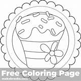 Coloring Cupcake Cards Choose Board Breaks Make Pages sketch template