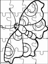 Puzzles Jigsaw Websincloud Puppet Colorear Animali Getdrawings Rompecabezas Butterfly Escolha sketch template