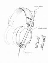 Drawing Electronics Headphones Sketch Getdrawings sketch template
