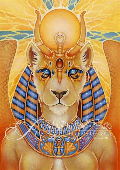 sekhmet art by ravynne phelan gatos egípcios deuses