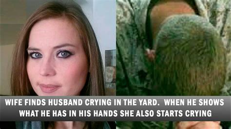 Wife Finds Husband Crying In The Yard When He Shows What He Has In His