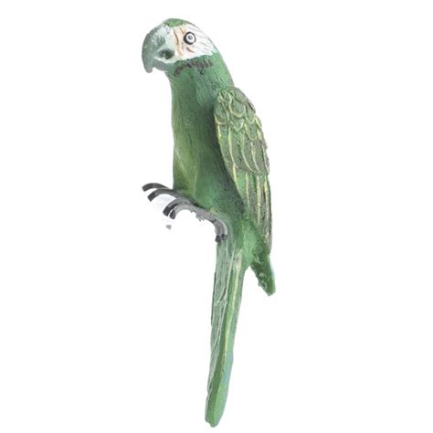 miniature green artificial macaw parrot birds butterflies basic craft supplies craft